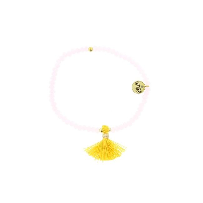 PULSERA CRISTALES FACETADOS FLECO