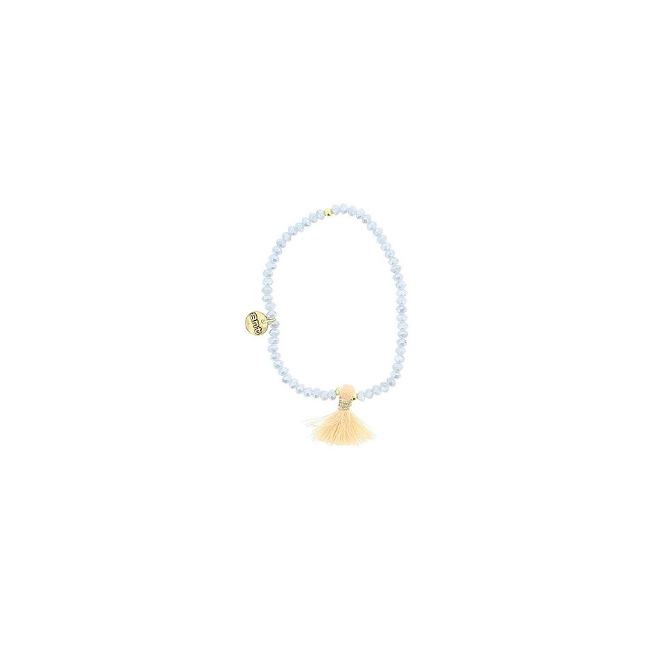 PULSERA CRISTALES FACETADOS FLECO