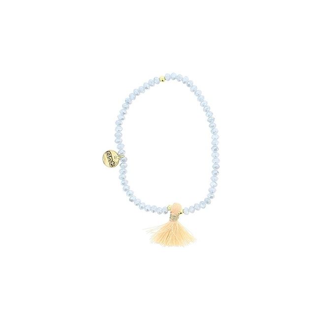 FRINGED FACETED CRYSTALS BRACELET