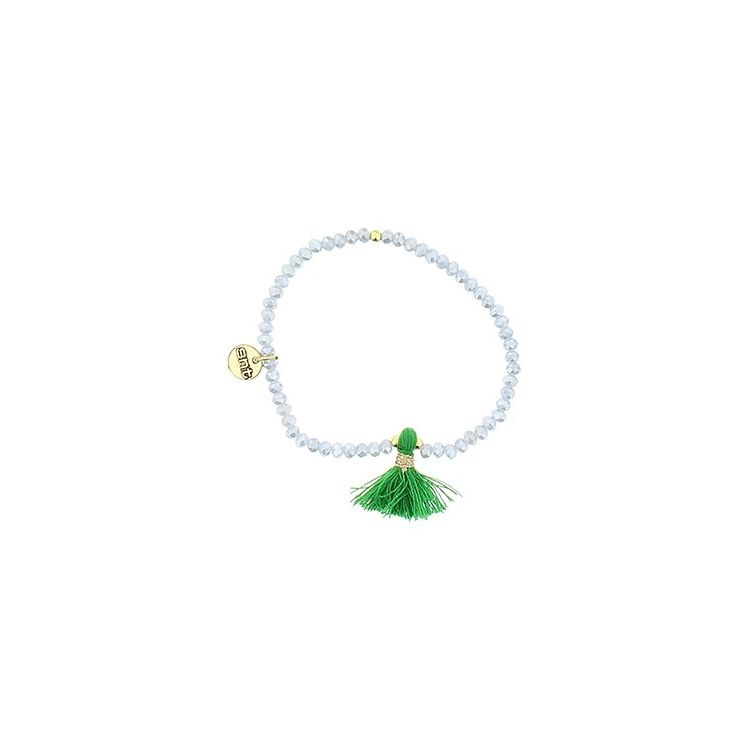 FRINGED FACETED CRYSTALS BRACELET 2