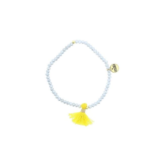 FRINGED FACETED CRYSTALS BRACELET