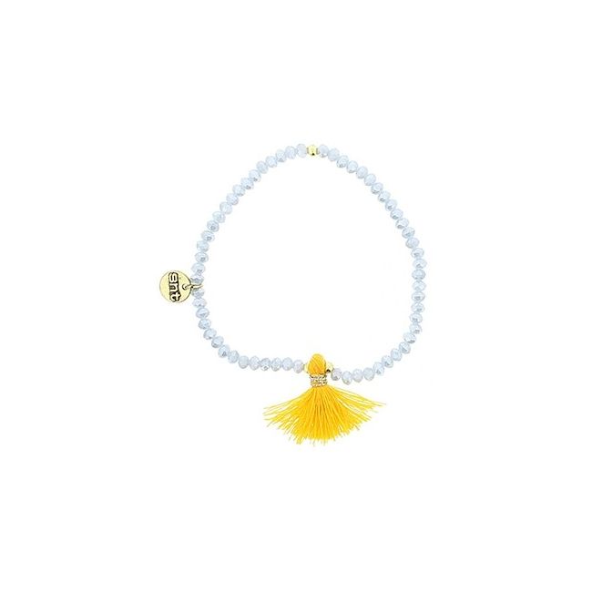 PULSERA CRISTALES FACETADOS FLECO
