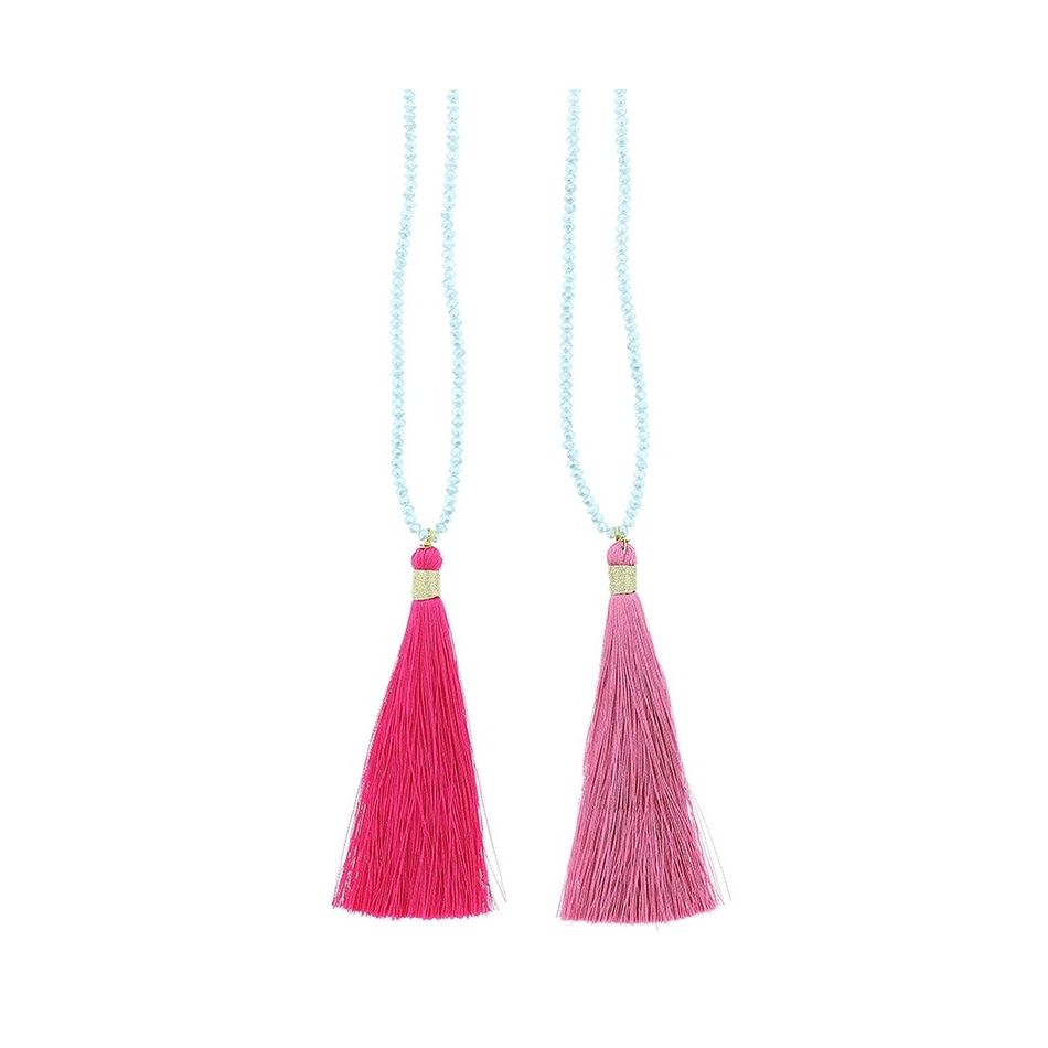LONG PENDANT NECKLACE FRINGE