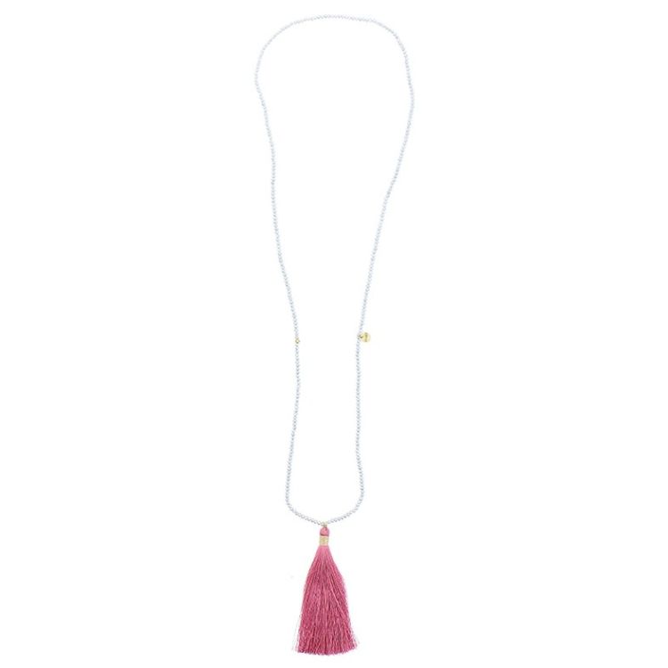 LONG PENDANT NECKLACE FRINGE