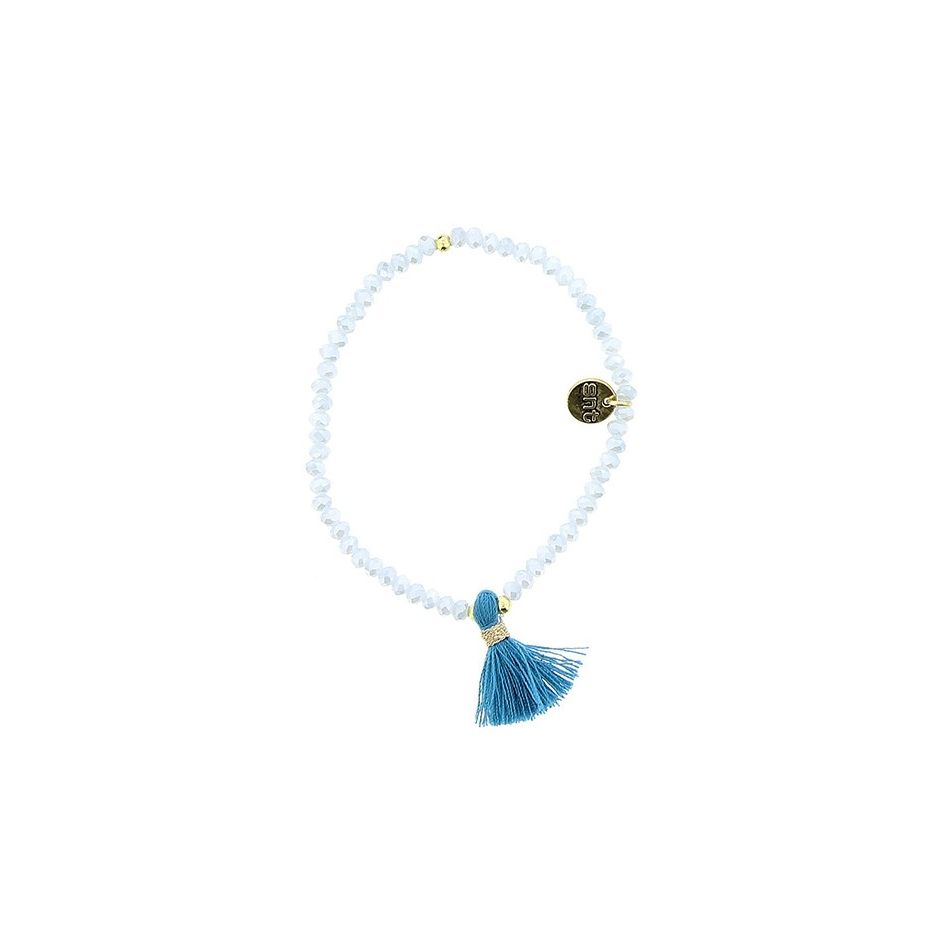 PULSERA CRISTALES FACETADOS FLECO