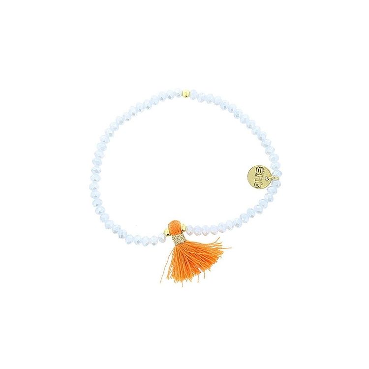 FRINGED FACETED CRYSTALS BRACELET 2
