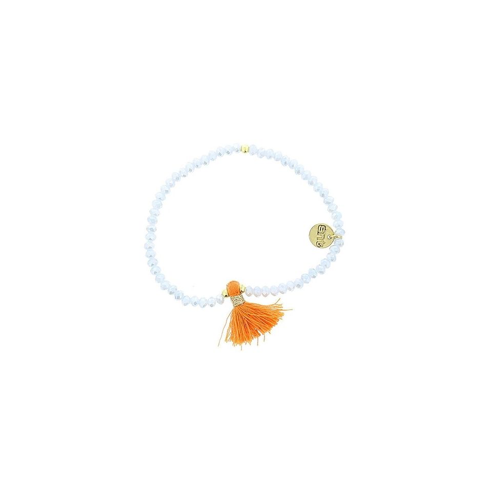 PULSERA CRISTALES FACETADOS FLECO