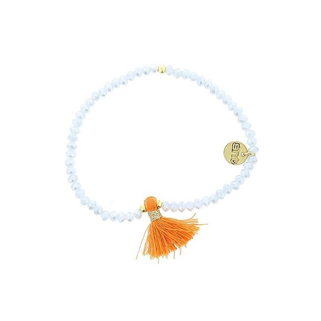 FRINGED FACETED CRYSTALS BRACELET