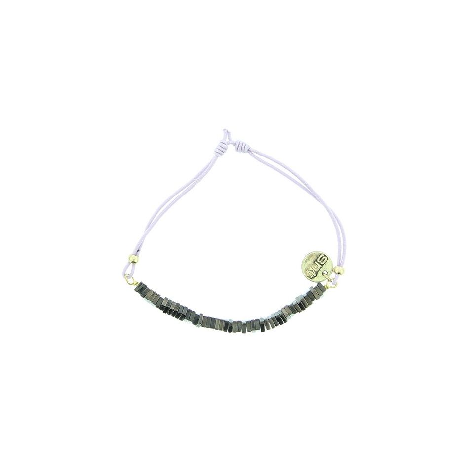 PULSERA ELÁSTICA CUENTAS METAL
