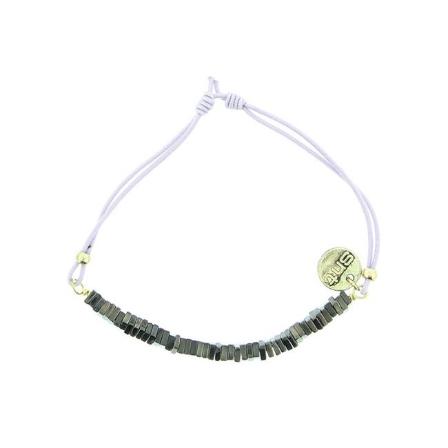 PULSERA ELÁSTICA CUENTAS METAL