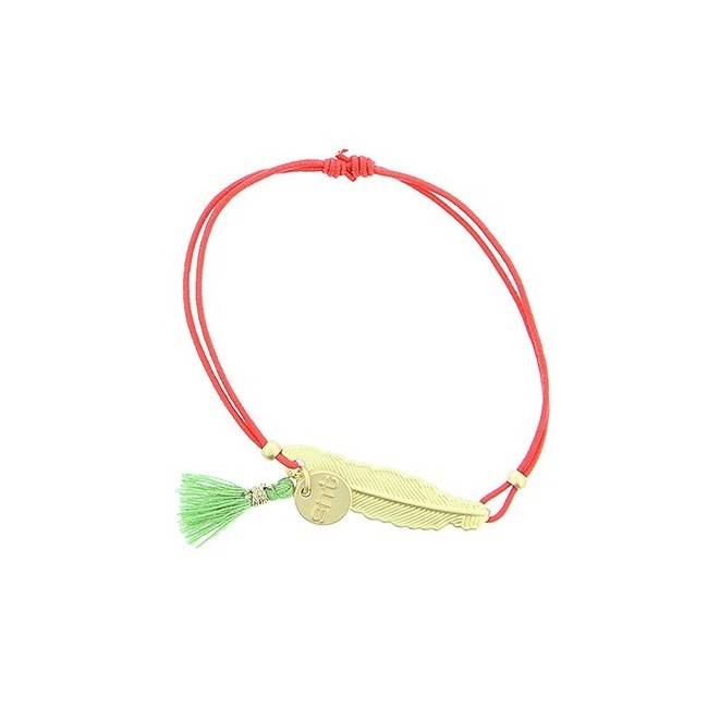 METAL LEAF ELASTIC BRACELET