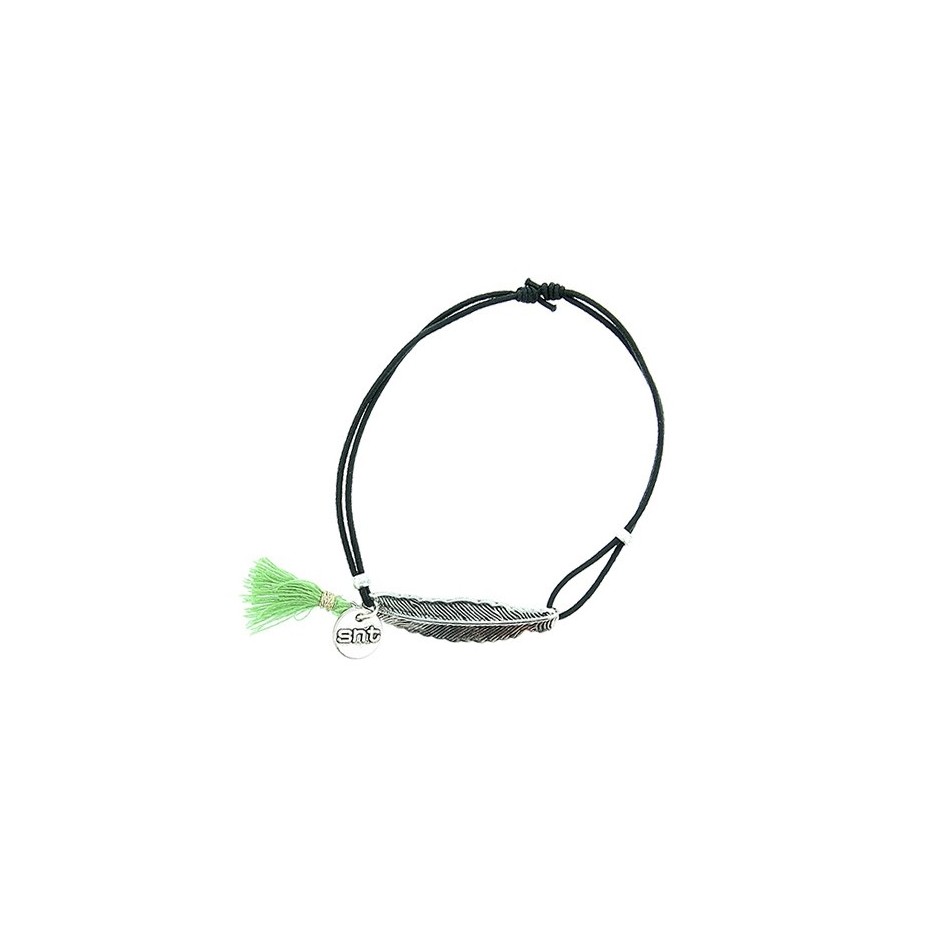 METAL LEAF ELASTIC BRACELET