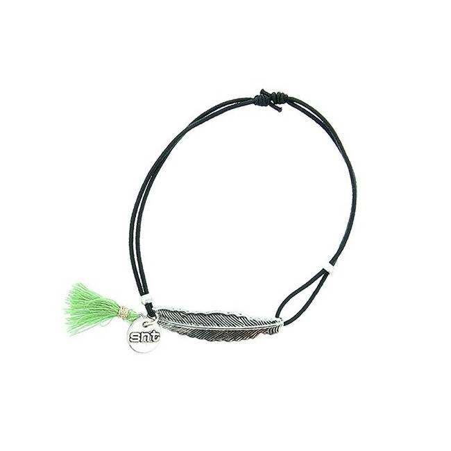 METAL LEAF ELASTIC BRACELET