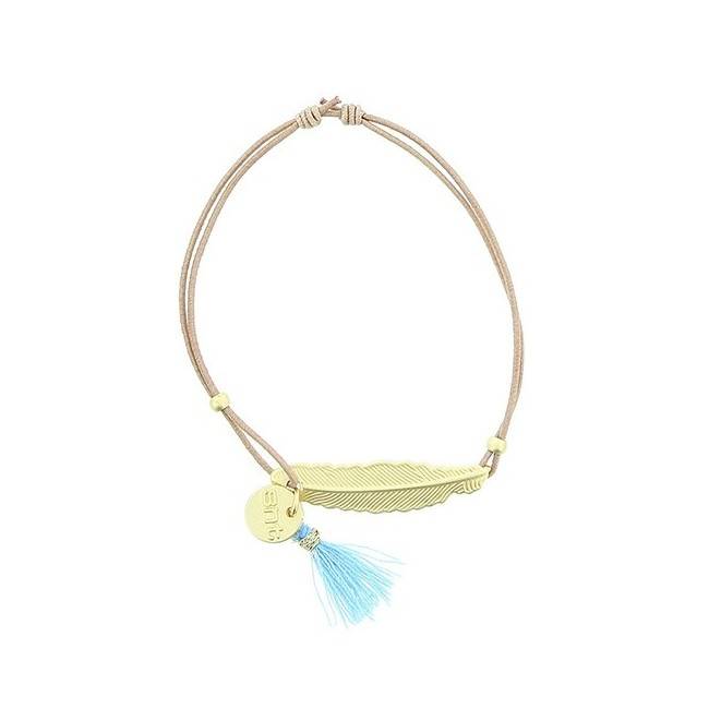 METAL LEAF ELASTIC BRACELET