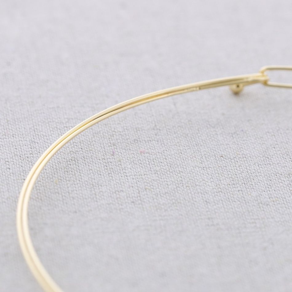 DOUBLE RING STEEL SHORT NECKLACE