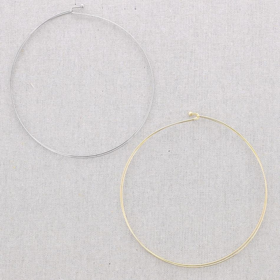 DOUBLE RING STEEL SHORT NECKLACE