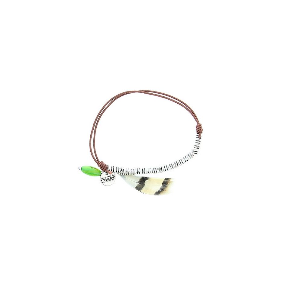 PULSERA ELÁSTICA CUENTAS METAL