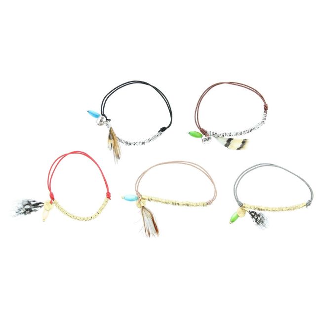 PULSERA ELÁSTICA CUENTAS METAL