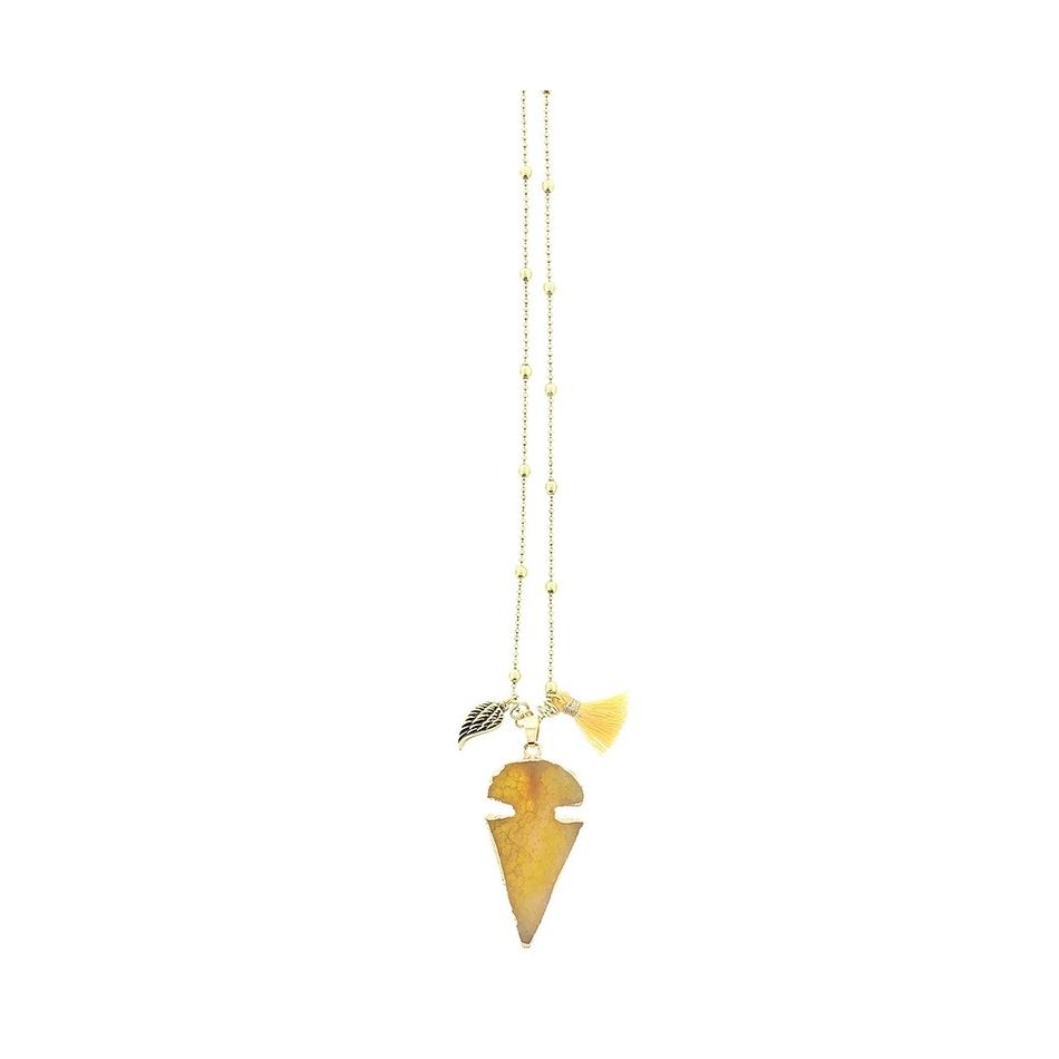 COLLAR LARGO COLG. PIEDRA