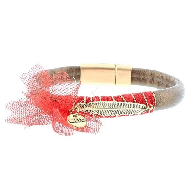 METAL LEAF LACE MAGNET BRACELET