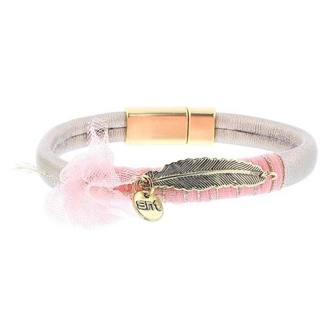 PULSERA IMÁN ENCAJE HOJA METAL
