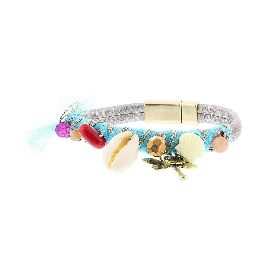 PULSERA IMÁN ENCAJE CUENTAS