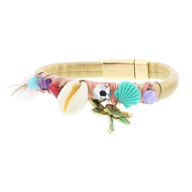 PULSERA IMÁN ENCAJE CUENTAS