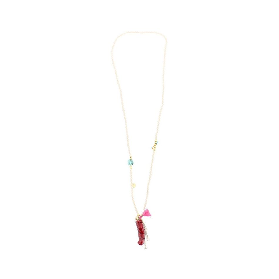 COLLAR LARGO COLG. CORAL