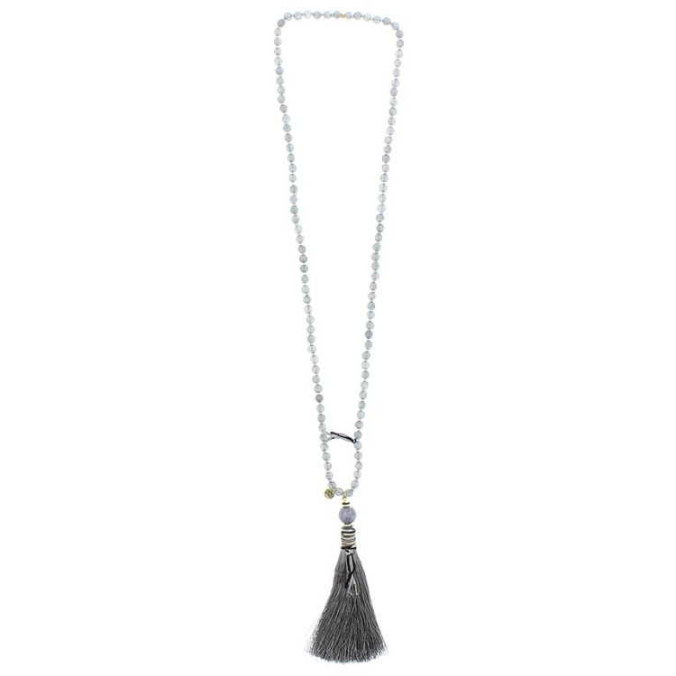 COLLAR LARGO PIEDRAS COLG. FLECO 2