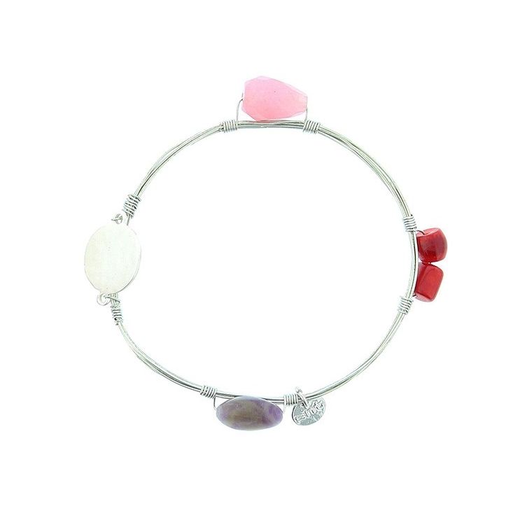 SEMI-RIGID CORAL STONE BRACELET