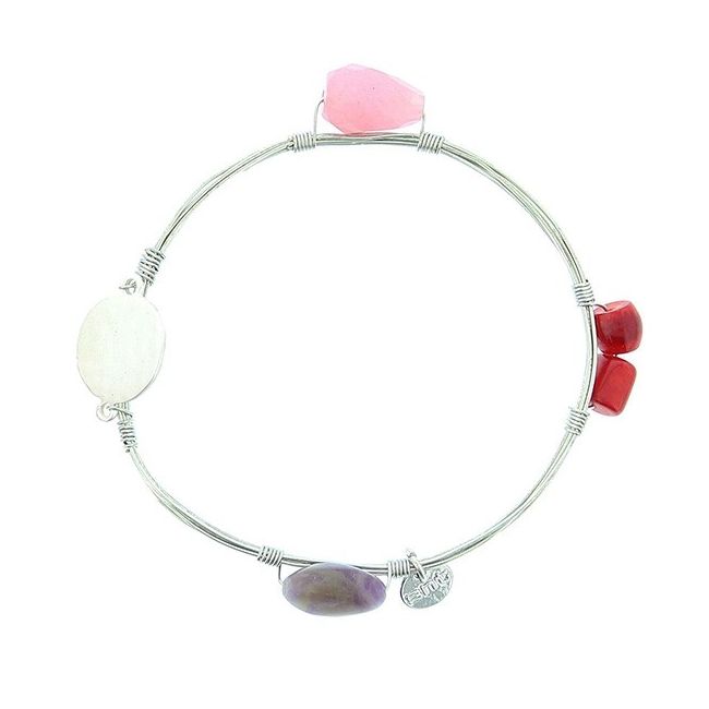 SEMI-RIGID CORAL STONE BRACELET