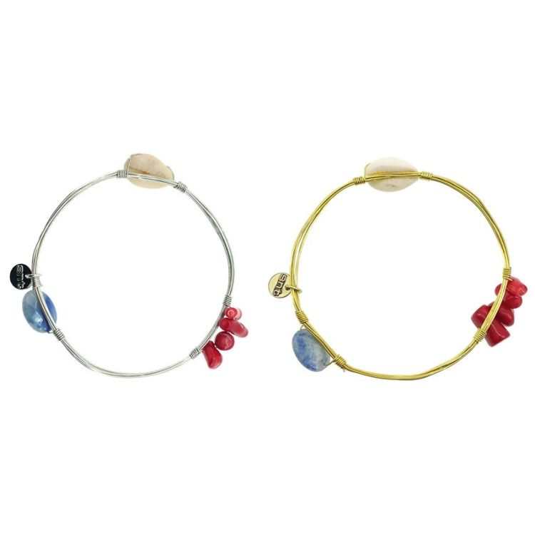 SEMI-RIGID CORAL SHELL BRACELET 2