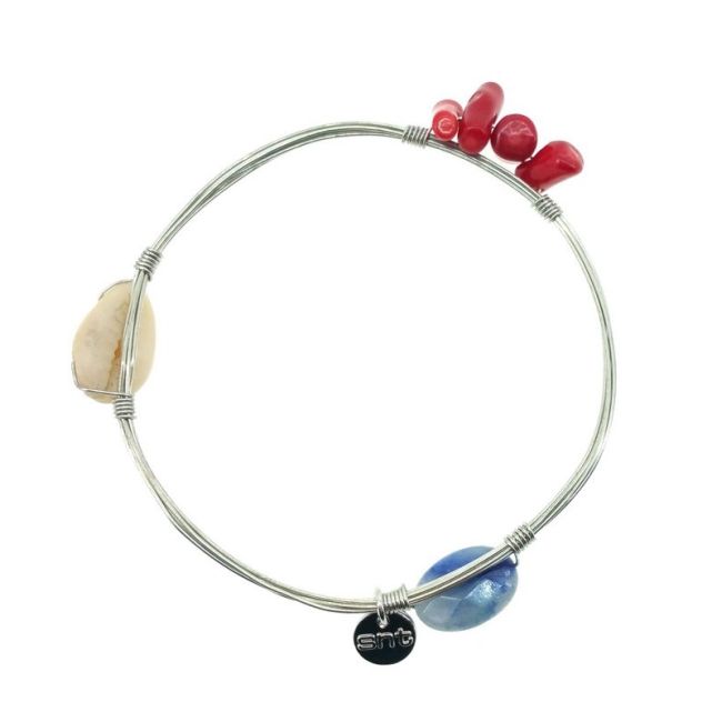 SEMI-RIGID CORAL SHELL BRACELET