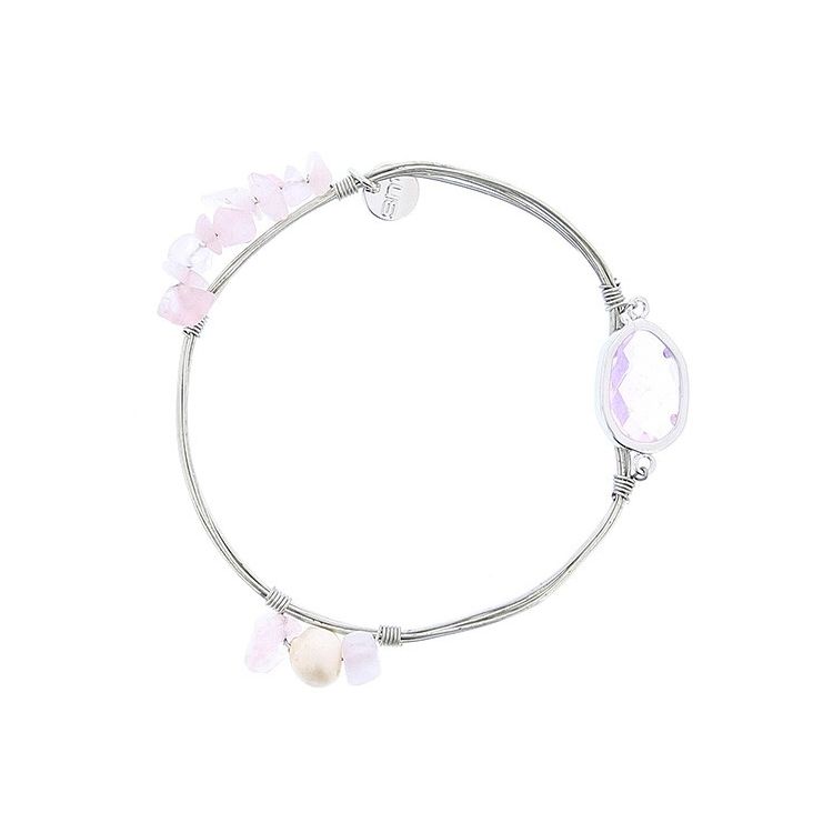 PULSERA SEMIRRÍGIDA PIEDRA PERLA