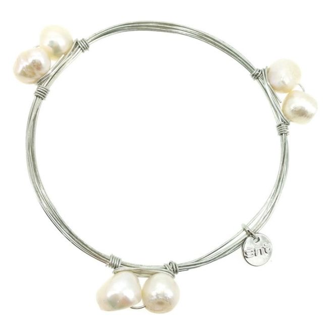 SEMI-RIGID PEARL BRACELET