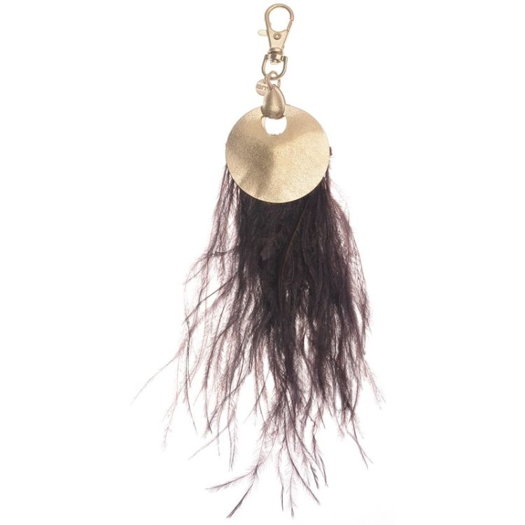 METAL FEATHERS PENDANT KEYCHAIN