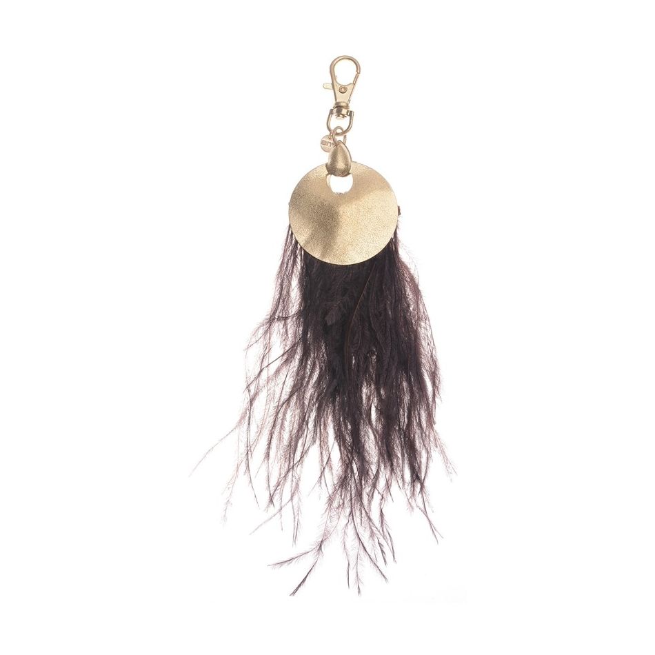 METAL FEATHERS PENDANT KEYCHAIN