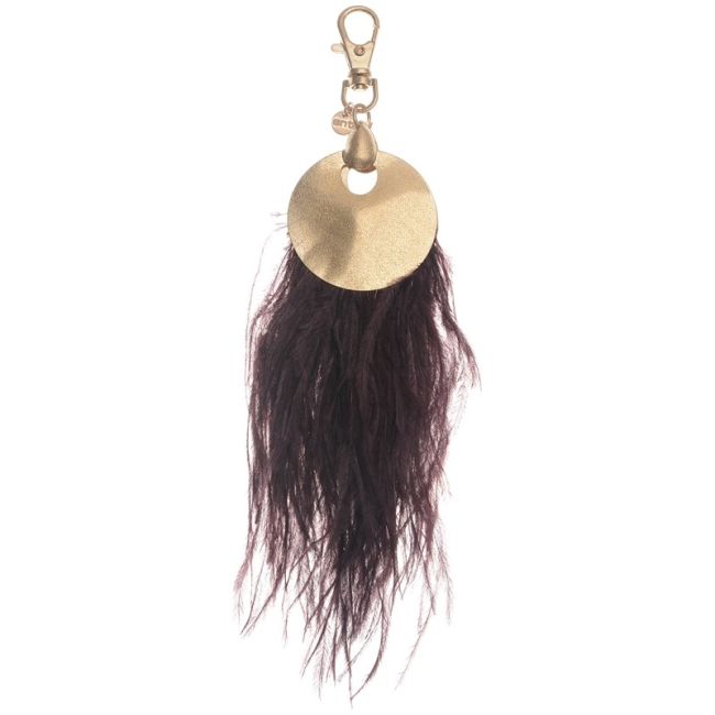 METAL FEATHERS PENDANT KEYCHAIN