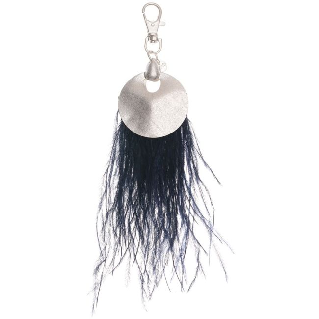 METAL FEATHERS PENDANT KEYCHAIN