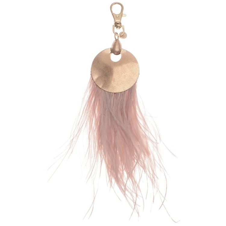 METAL FEATHERS PENDANT KEYCHAIN 2