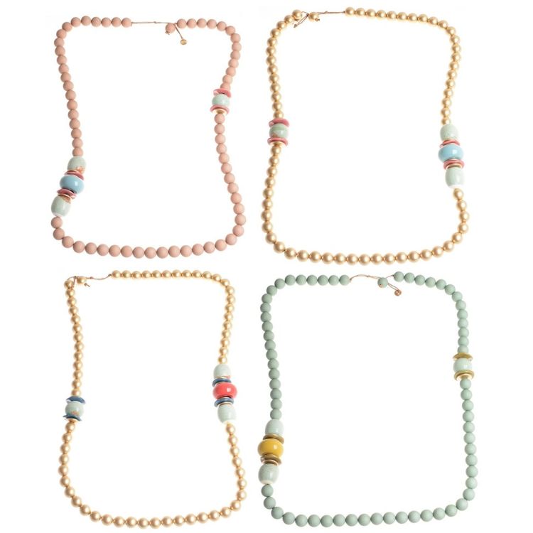 COLLAR LARGO CUENTAS RESINA 2
