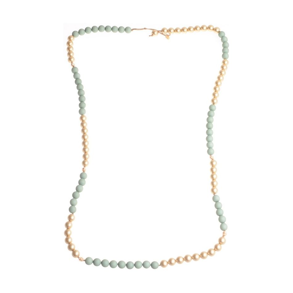COLLAR LARGO CUENTAS RESINA