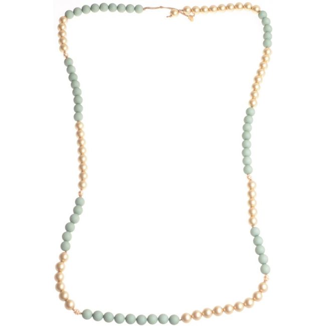 COLLAR LARGO CUENTAS RESINA