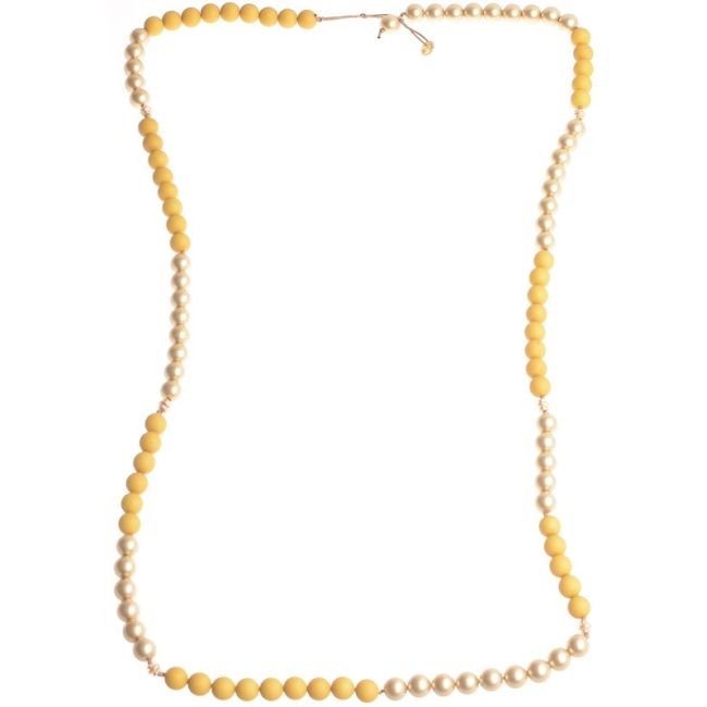 LONG NECKLACE WITH RESIN BEADS