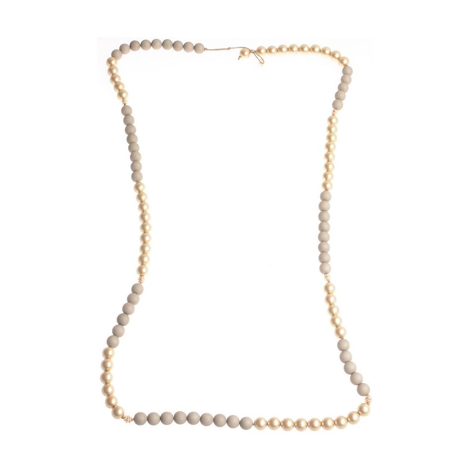 COLLAR LARGO CUENTAS RESINA