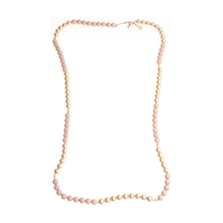 COLLAR LARGO CUENTAS RESINA