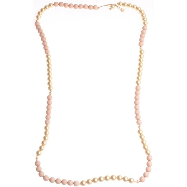 LONG NECKLACE WITH RESIN BEADS