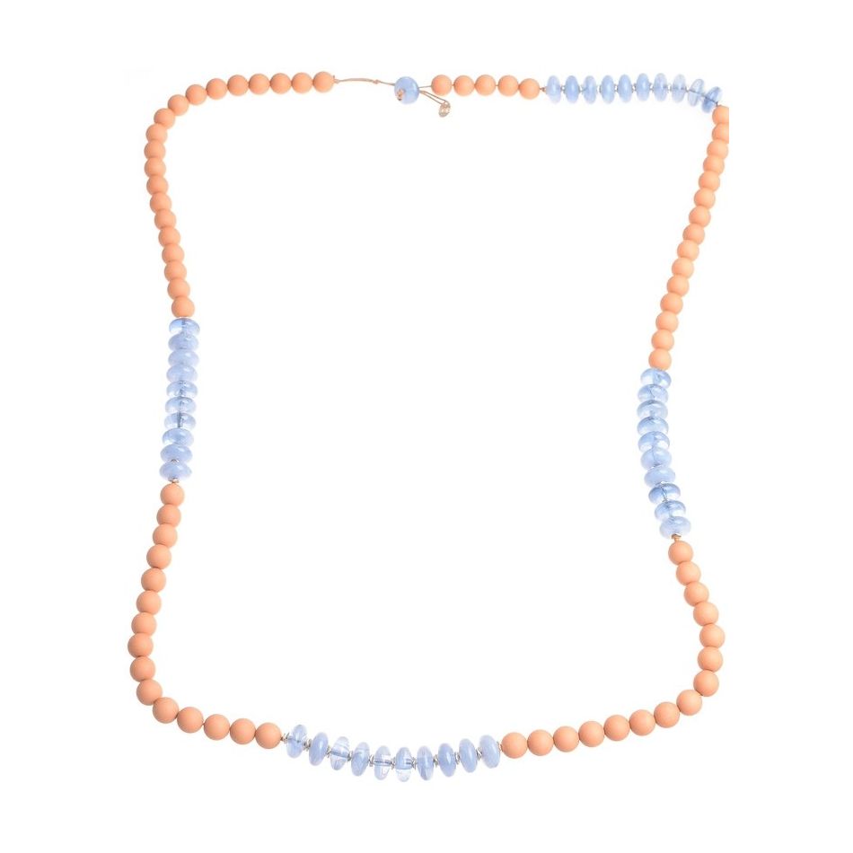 COLLAR LARGO CUENTAS RESINA