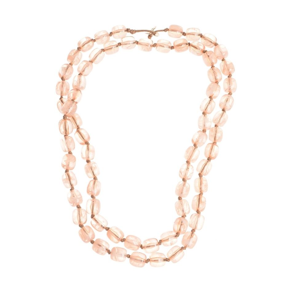 LONG NECKLACE WITH RESIN BEADS