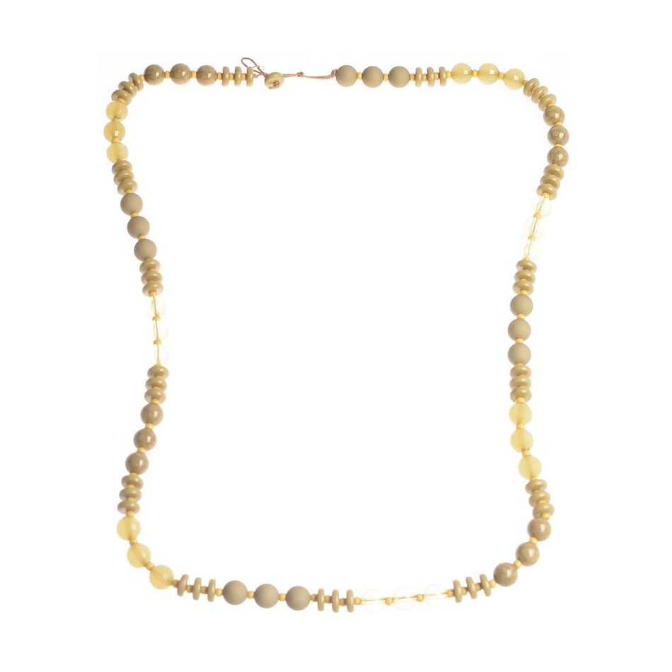LONG NECKLACE WITH RESIN BEADS